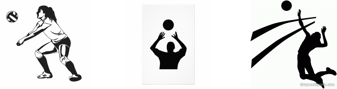 Image result for volleyball set bump spike